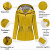 JANNA™ -Four Seasons Veste femme durable, imperméable et résistante à la pluie